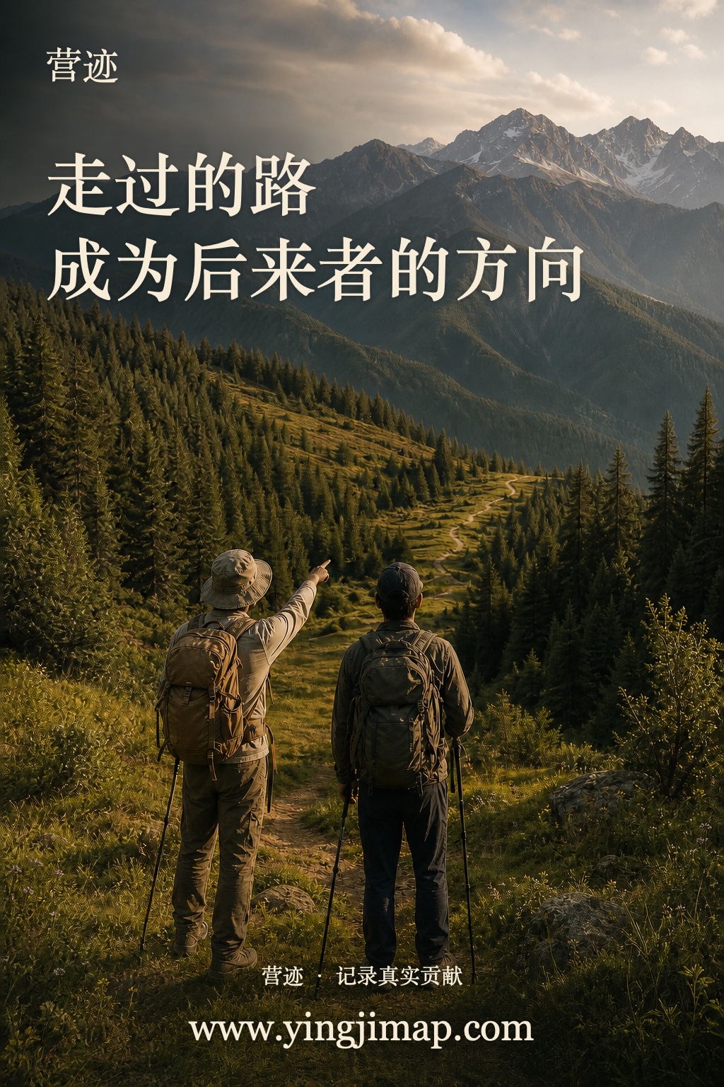 走过的路,成为后来者的方向;www.yingjimap.com